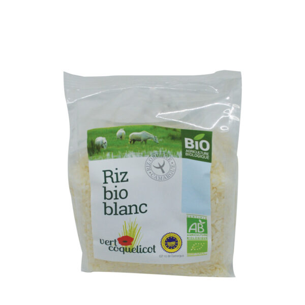 Riz long blanc de Camargue - Bio - Vert Coquelicot